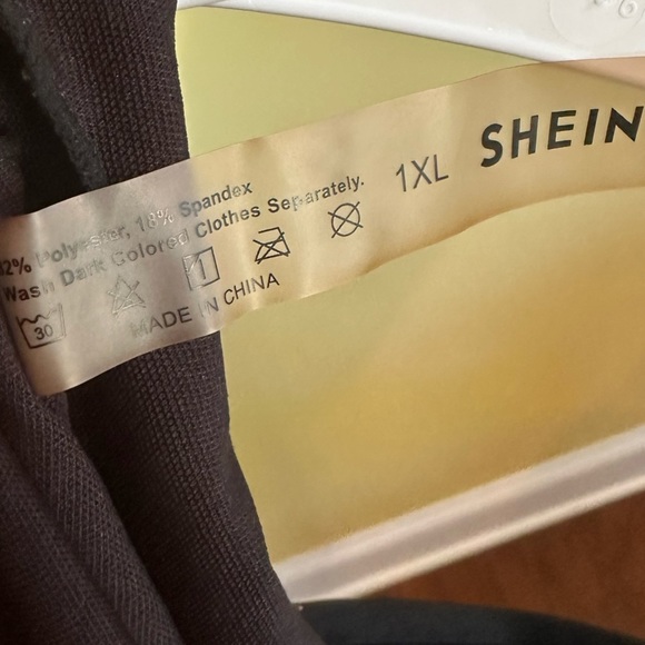 shein black cut out bathing suit one piece 1X - Picture 5 of 5